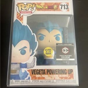 Vegeta Powering Up #713 Chalice Collectibles GITD Funko Pop Dragon Ball Super
